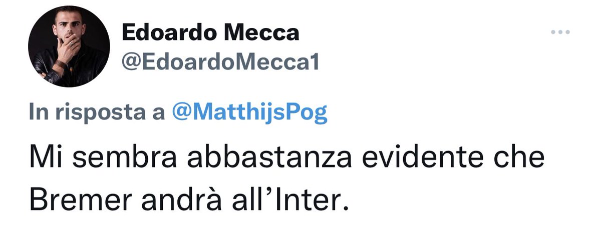 Edoardo Mecca tweet media