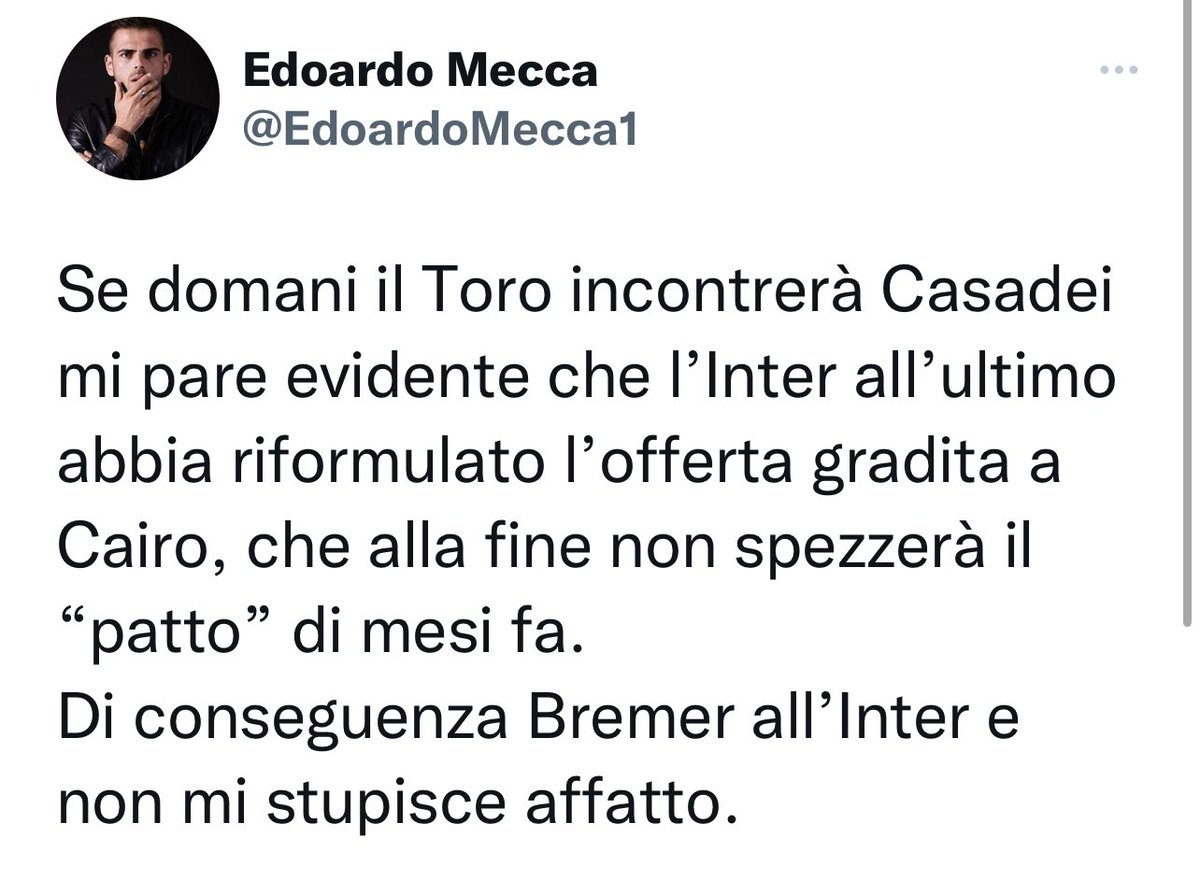 Edoardo Mecca tweet media