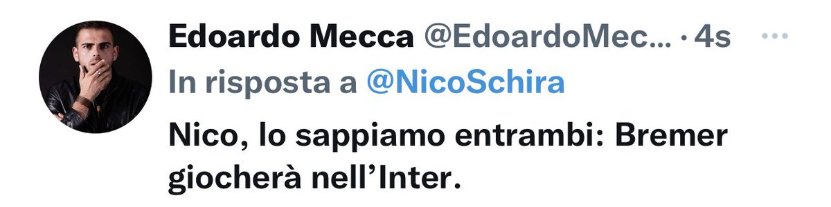 Edoardo Mecca tweet media