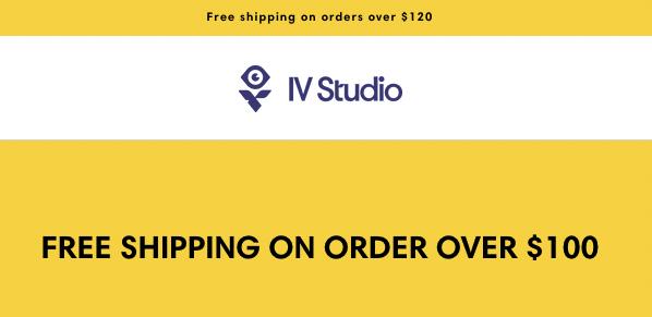 vincetran's tweet photo. @iv___studio Found out at the checkout page that the free shipping over $100 banner is incorrect... https://t.co/ctVCnxiZMg