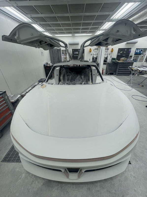 deloreanmotorco's tweet photo. Built into existence: A first look at the engineering of the full build for the Alpha5. #DeLoreanRevealed https://t.co/z8FPhLVtwA