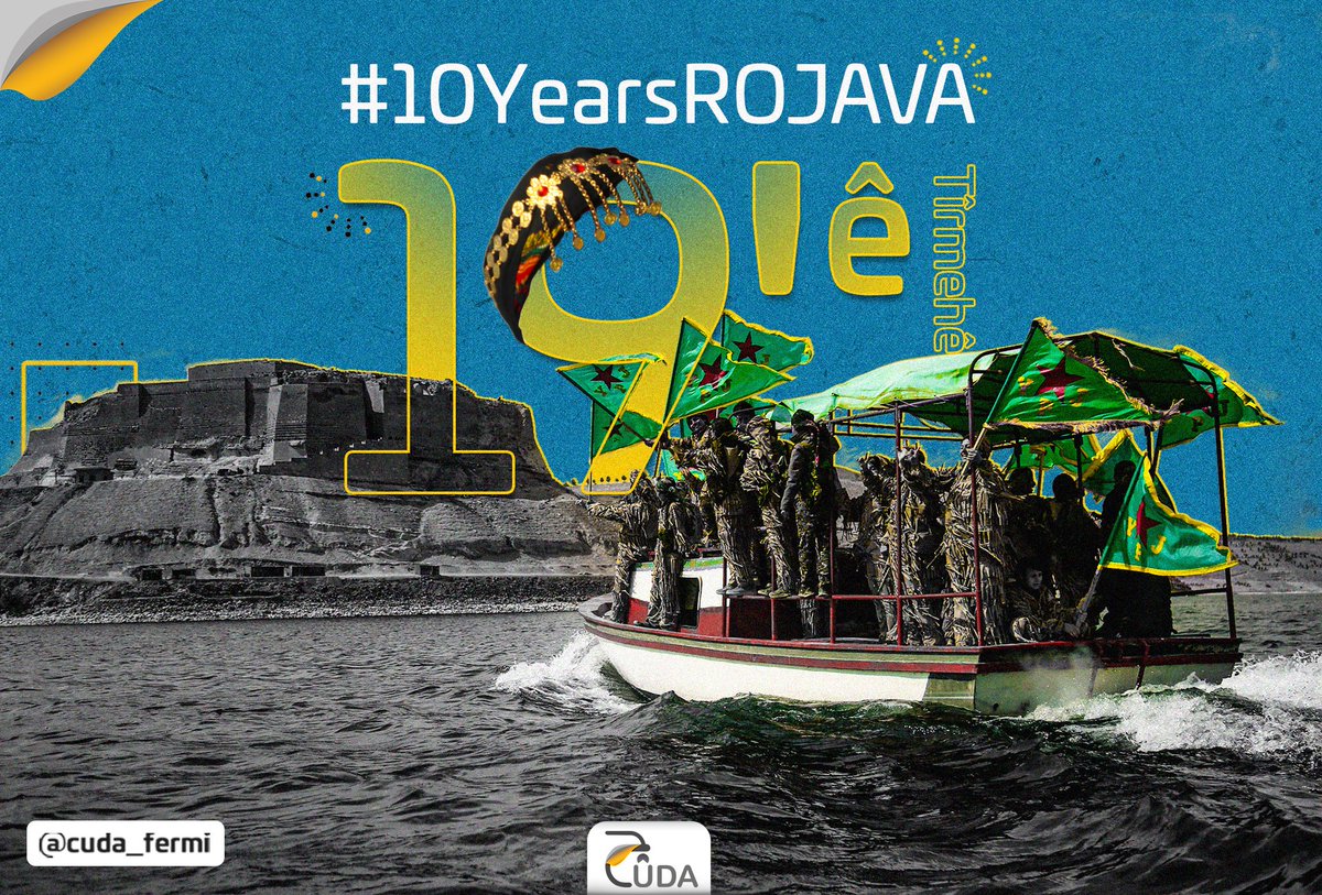 CUDA_FERMI's tweet image. Îro pîroz dikin 
Sibe li ber xwe didin
.
.
#10YearsROJAVA #SDF #QSD #YPG #YPJ  #DefendRojava #Rojava #kurd #kurdistan #TwitterKurds #RiseUp4Rojava #womensrevolution #WomenDefendRojava #fightfascism #herbiji #graffiti4rojava #sosyalizm
.
.
#cûda