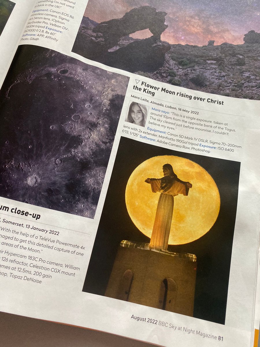 Fantastic news! My full moon/Christ shot was chosen as one of the Best Photos of The Month by the <a href="/skyatnightmag/">BBC Sky at Night Magazine</a>. Such an honour!
skyatnightmagazine.com
The August issue is now out. Grab your copy.