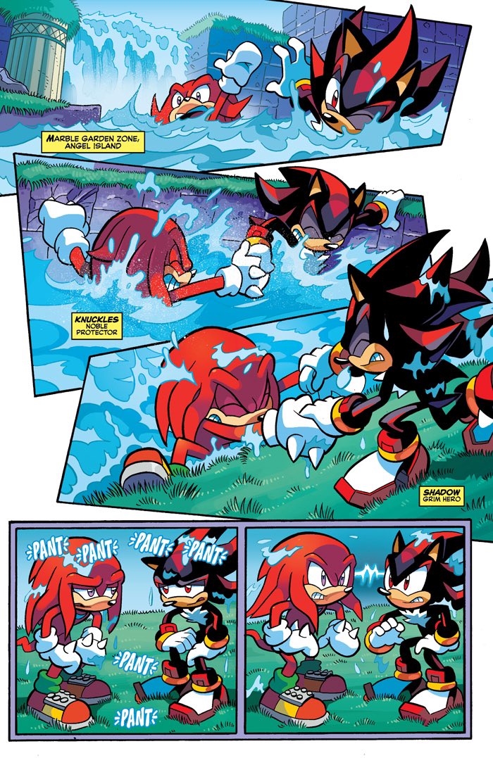 Shadow vs Knuckles