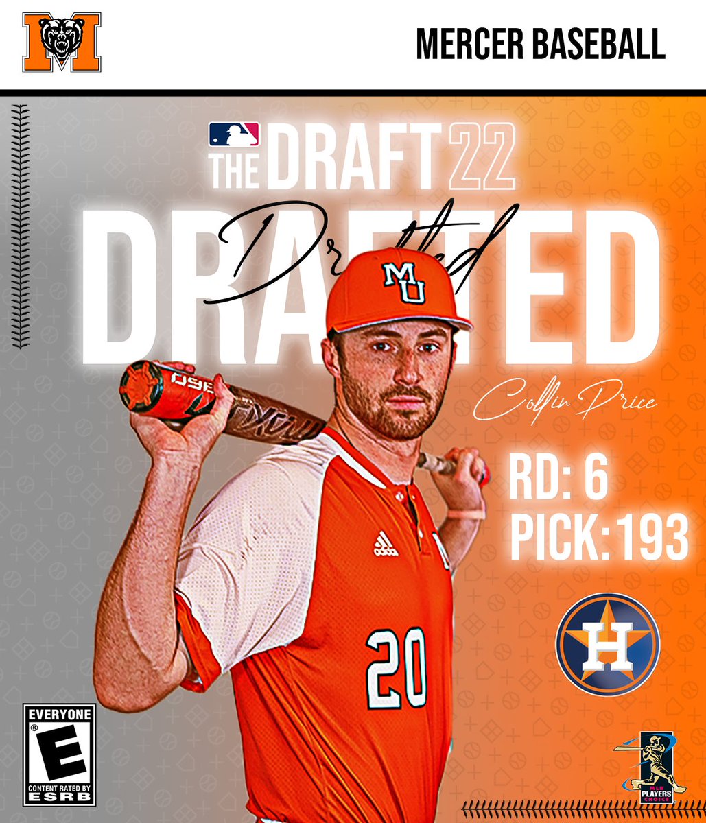Then, Collin Price was selected by the Houston Astros in the sixth round!