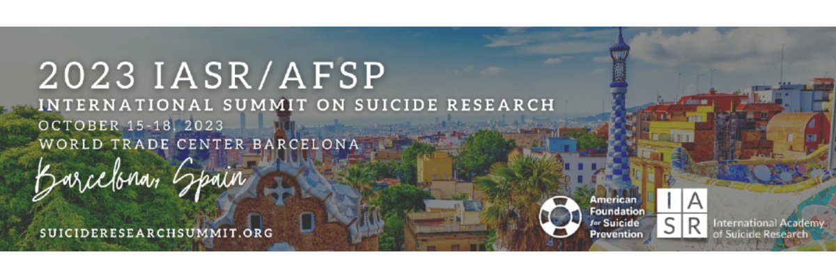 International Summit on Suicide Research tweet media