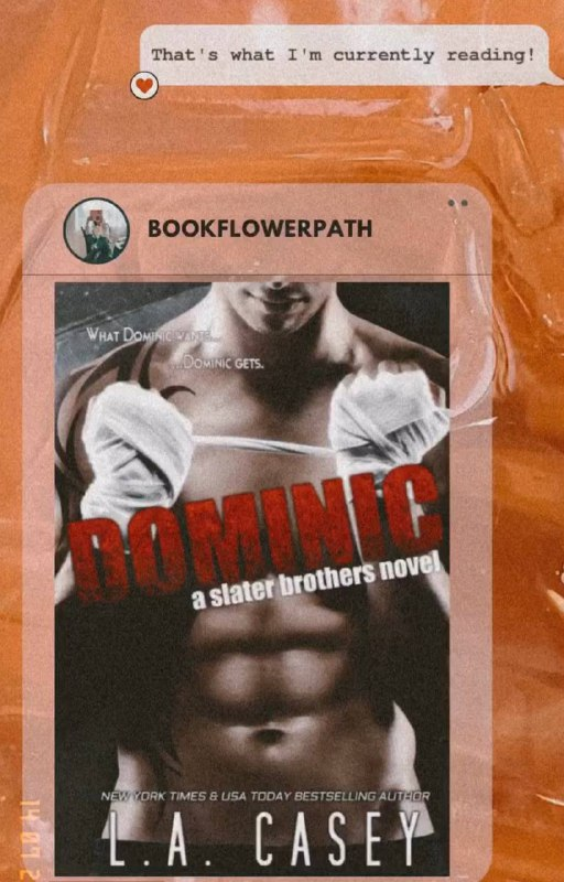 bookflowerpath's tweet photo. finished #Dominic &amp; started reading #Bronagh 🥰
#SlaterBrothers by @AuthorLACasey
#SlaterBrothersSeries #LACasey #Alec #Keela #Kane #Aideen #Ryder #Branna #Damien #Alannah #bookedits #booktok #bookaholic #bookaddict #booklover #bookstagram  #bookrecommendations #booklife #booktwt https://t.co/oDtk6bQVvP