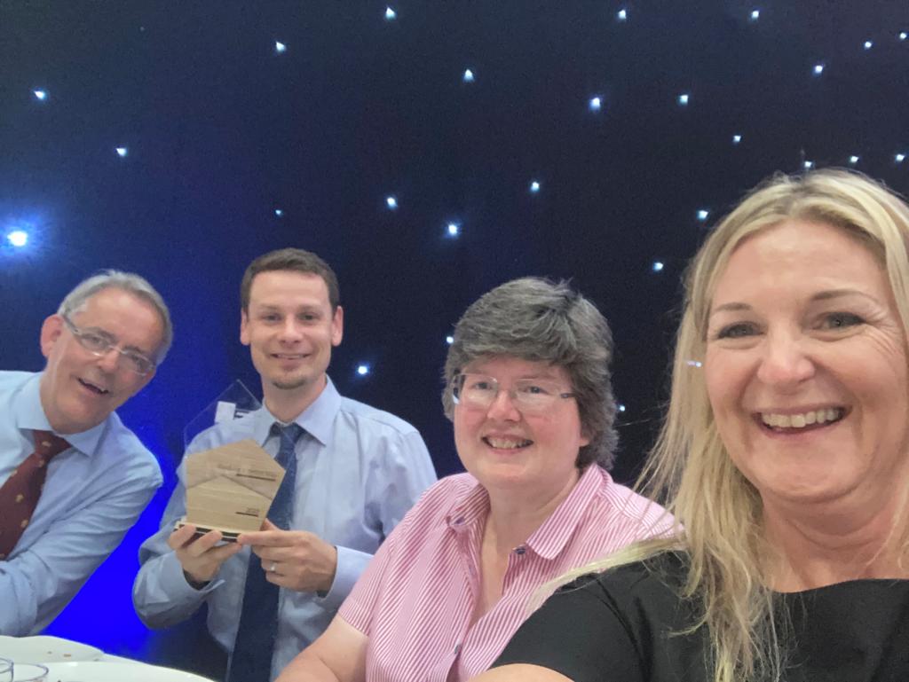 JonJVernon's tweet photo. Proud winners at the UoL Engaged for Impact awards. Well done team, top work! #AGP #dentalaerosols @leedsdentistry @UniversityLeeds https://t.co/HAWFcyH9ON