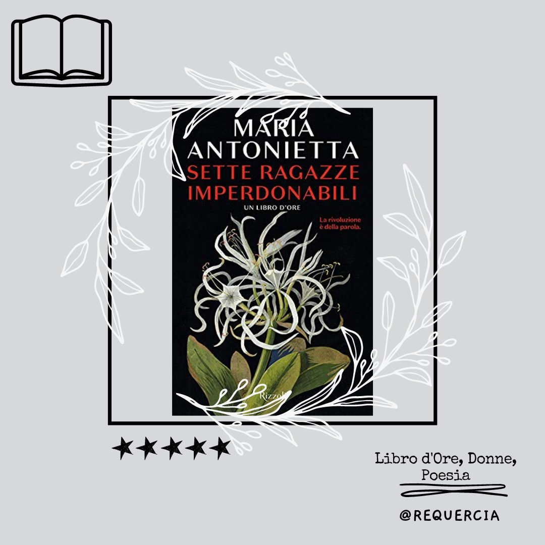 requercial's tweet photo. Sette Ragazze Imperdonabili - Pensieri e Poesie ispirati da grandi donne della storia, raccontante dalla cantante Maria Antonietta.
#mariaantonietta #setteragazzeimperdonabili #consiglidilettura #libro #rizzoli https://t.co/mm6NfzEz7x