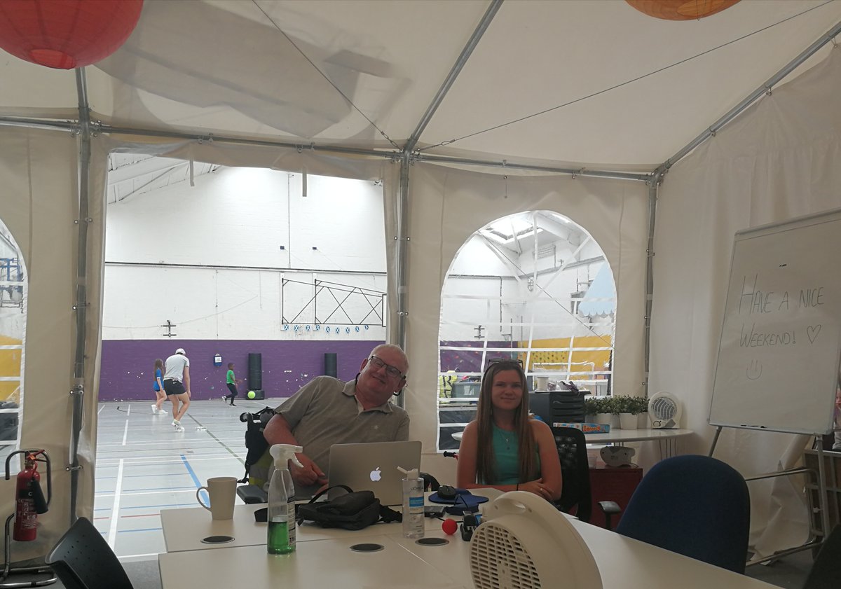 CCT_Digital's tweet image. It's never too hot to sit in our relatively cool marquee and learn new computer skills 💪💻 Gordon is getting a pro at Word working with Gemma - plus lots of banter and jokes and tea at our drop in, as always! #digitalinclusion @TrustConnect