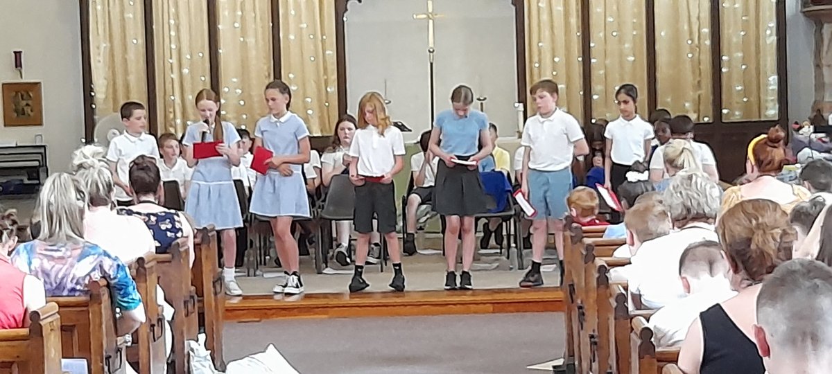 Debbiewilko1's tweet photo. A huge goodbye, good luck and God bless to our amazing Yr 6 class. @ThePrioryParish https://t.co/hbKYYL7kwT