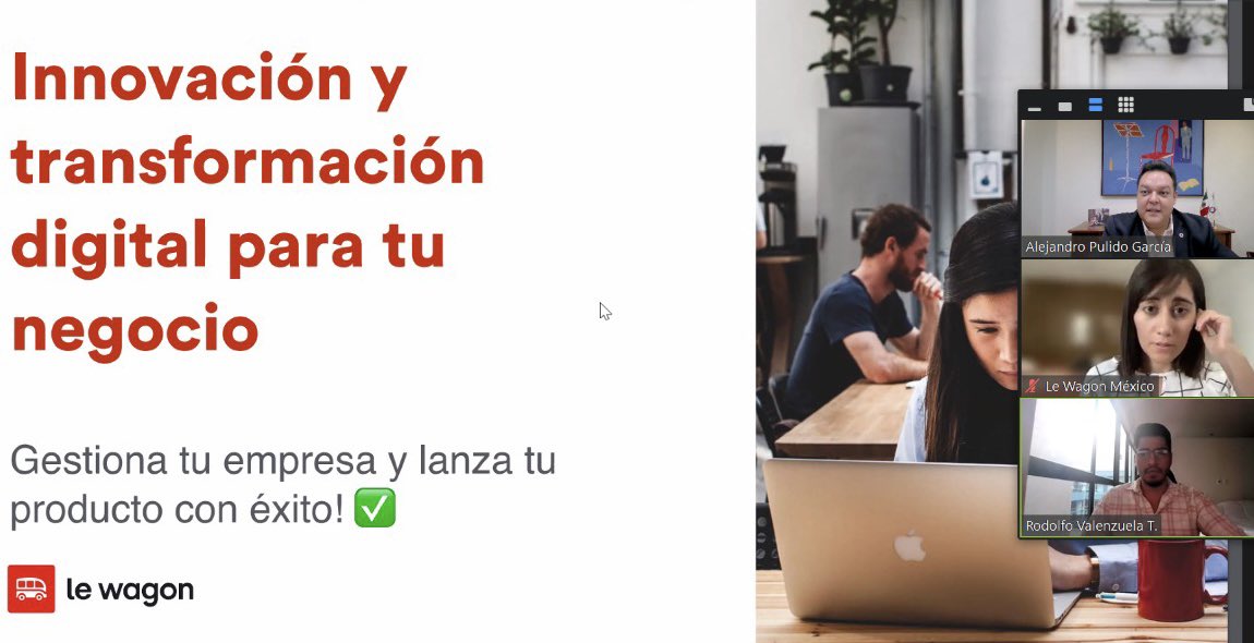 AlexPulidoG's tweet photo. 🔺Innovación y Transformación Digital de tu Negocio.

✅ En #TrendsTools, tuvimos el primer #workshop con @lewagonmx sobre metodologías #Agile, para los industriales de @CANACINTRAMex 🇲🇽

¿De qué sirve esto en un🚀#emprendimiento, en una #startup o una #MiPyME⚙️?

Abro hilo🧶 https://t.co/WeRIeWCoH5