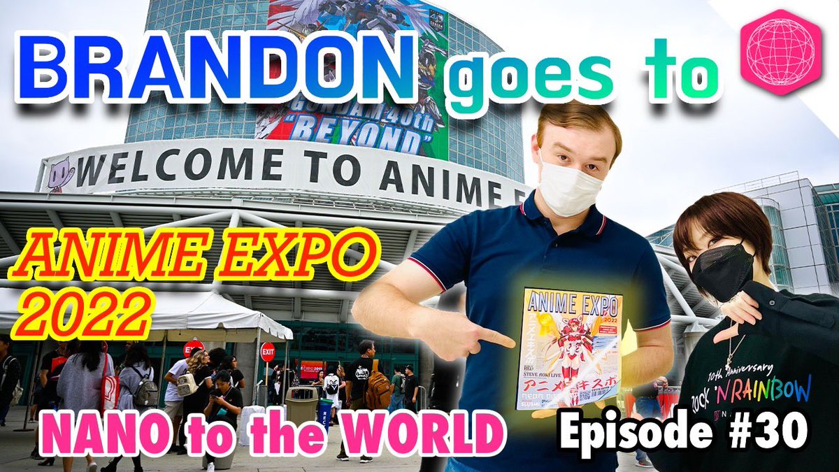 NttwOfficial's tweet photo. 📢NEW EPISODE✨

BRANDON's ANIME EXPO debut‼️

#30 BRANDON Goes To ANIME EXPO! (ZIPAIR HOORAY!) ✈️🇺🇸

📻Listen now💚
https://t.co/Oa3eHFdzoK https://t.co/V2tjDVH5k5