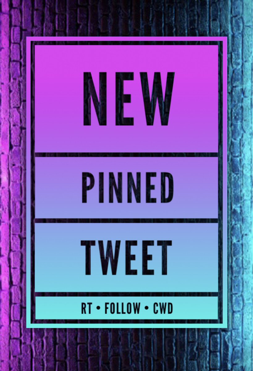 Check out my new pinned tweet on my page! PIN4PIN 🤙🏼📍