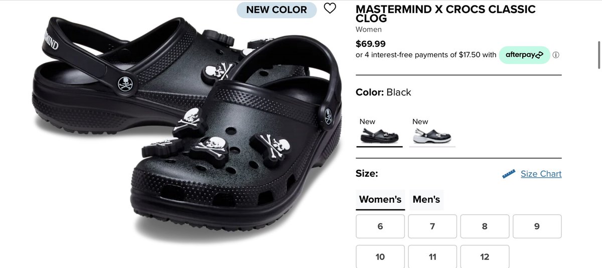 snkr_twitr's tweet photo. Mastermind x Crocs 

Shop -> https://t.co/OInjFSfBuT

#AD https://t.co/v341GqmsUi