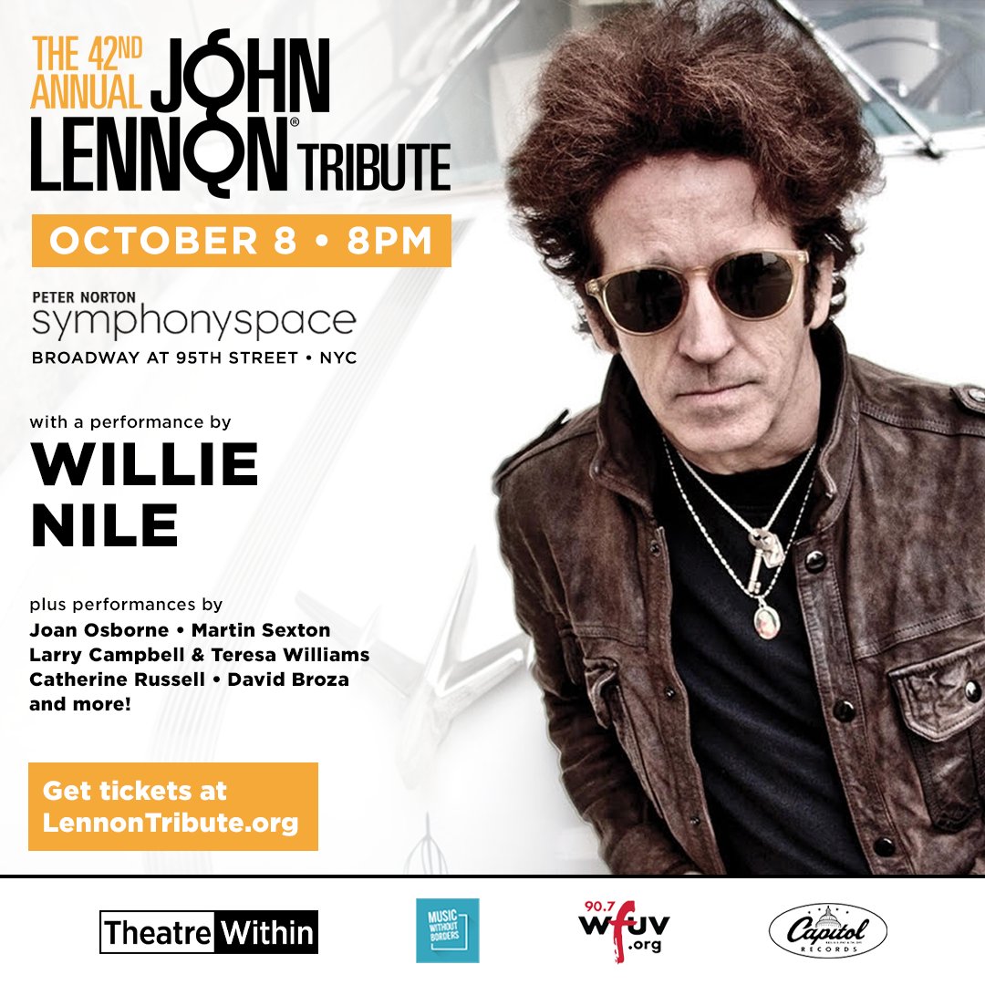 The great <a href="/willienile/">willie nile</a> returns to the Annual John Lennon Tribute in NYC!  For tix: LennonTribute.org