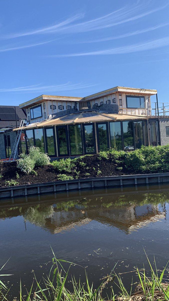 PolderVilla Hazerswoude in aanbouw.