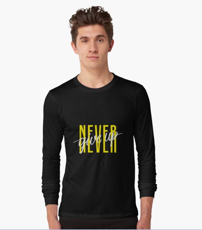 Madoo203's tweet photo. Look at this... 👀
 https://t.co/ieOPGDPfM7 via @pinterest 
#tshirt 
#never_giveup https://t.co/oadGAY7B9I