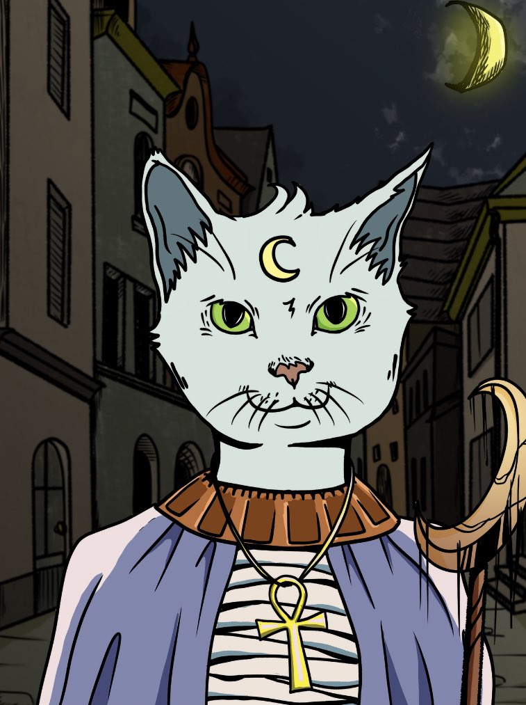 Cozzycoo's tweet photo. @MetaVixensNFT @_FrdGrn @opensea @polygonstudios So amazing! I need an Egyptian Vixen to go with my Lux Cat, The Great Khonsu, from the Lazy Loop Cat Collection by @lazyloopcat I still havenβt found my Vixen, but I know sheβs out there! #MetaVixensNFT #L1 + #L2 #LazyLoopCats - Community is everything. https://t.co/SUMTINtMr7