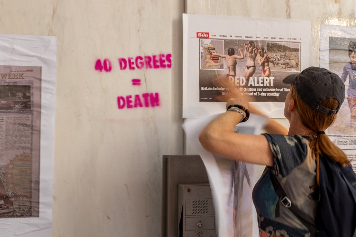 🔥BREAKING - RECORDS BROKEN - 40c in the UK🔥

No, this isn't 'just summer'
No, this isn't 'just like 1976'
No, this isn't beach, bikini &amp; barbecue time

This is #ClimateBreakdown 
Soon 40+ will be normal for July not a #heatwave 
All this was predicted
It will only get worse