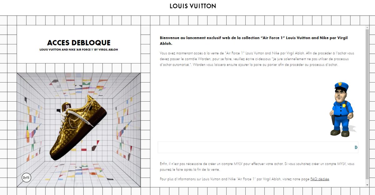 And <a href="/LouisVuitton/">Louis Vuitton</a> came up with old strong and famous Supreme anti bot...