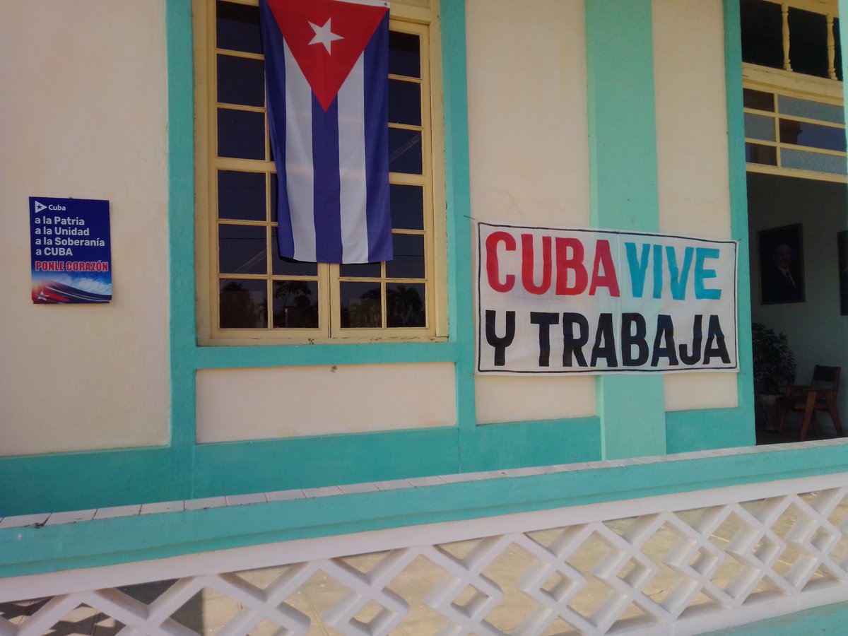 AlmirolaCarlos's tweet photo. La sede de la Asamblea Municipal del Poder Popular #LosPalacios, en 26. #Cuba , #CubaPorLaPaz , #CubaViveYTrabaja https://t.co/8OVOyvs9JG