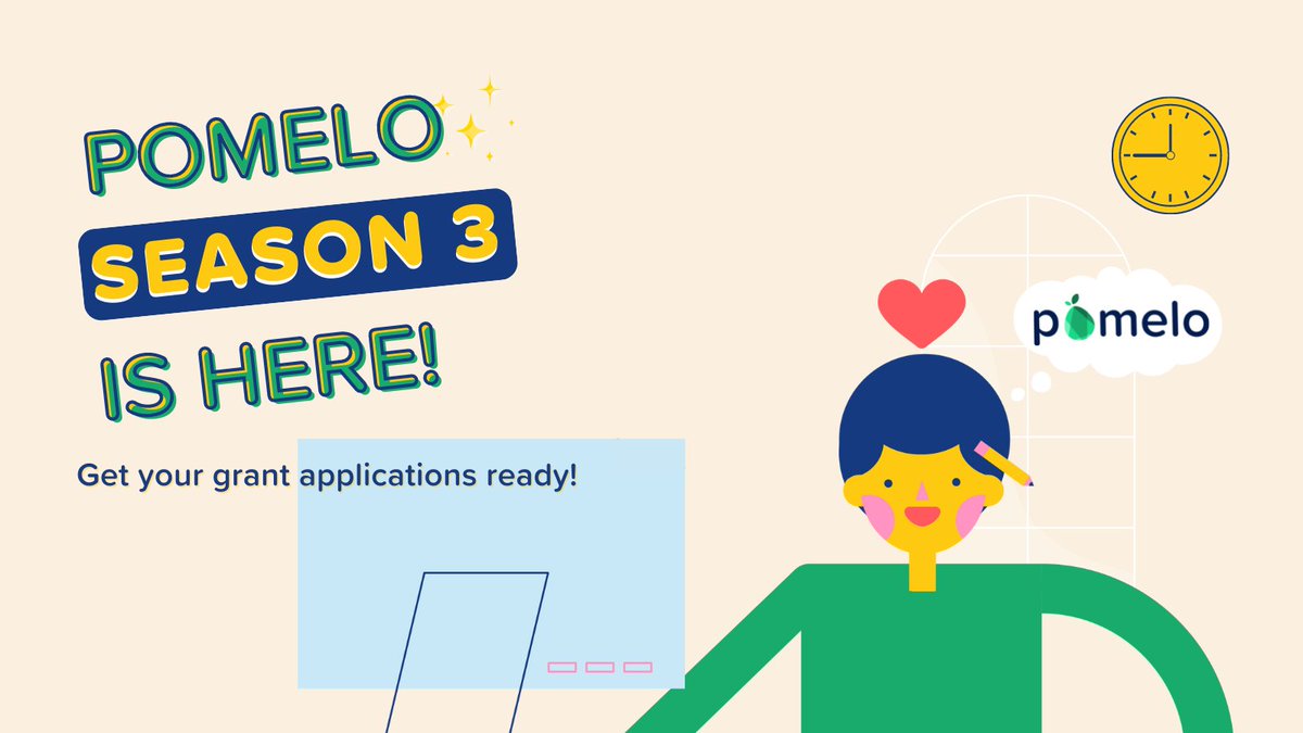 PomeloGrants's tweet photo. Pomelo Season 3 is now open for applications!🎉

Submit your application at https://t.co/8JdokEm3JB and we'll let you know if it qualifies as a public good. 🧐👌

Then it's up to the $EOS community to decide how the $366,186 matching pool is divided among qualified grants! 🚀 https://t.co/9aI9BWwHdF