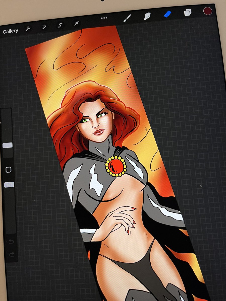 On a villain drawing kick…work in progress…The Goblin Queen! #xmen #marvel #fanart