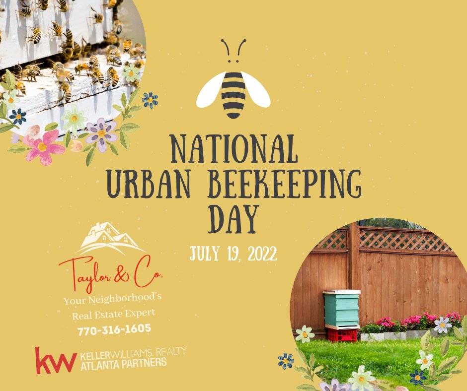 VTaylorRealtor's tweet photo. 🐝Beekeeping is a spectacular hobby that adds so many magical benefits not only for your backyard but the whole neighborhood!💐

#Beekeeping #UrbanBeekeeping #RealEstate #RealEstateGoals #CLHMS #TaylorAndCoRealty #GARealEstateAgent #DRSAgent #RealEstateUpdate #SaveTheBees https://t.co/4OZqzopmYV