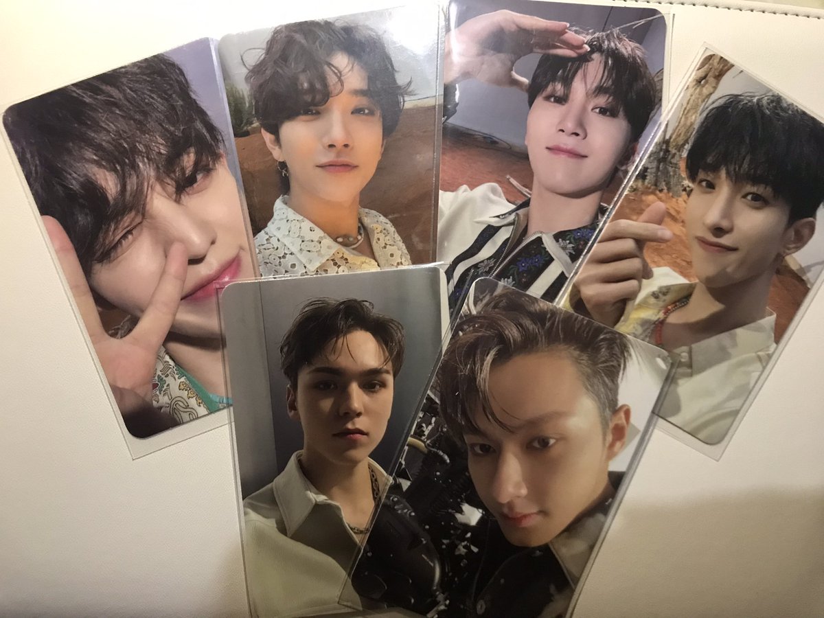 wtt lft svt ph
— have: pic below
— want: offer path &amp; ray pcs(can also trade to soonwoohan pioneer pcs)
— will prio yung magtatrade ng marami
— dm me for your offers