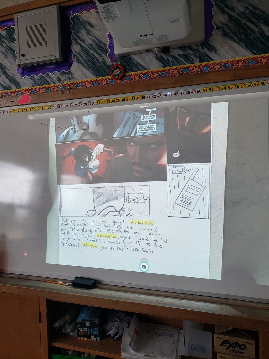 MrsRellinger's tweet photo. Applying knowledge of Tier 2 vocabulary words in these exciting comic strips! #SummerBoost2022 https://t.co/sM204tQ4AA