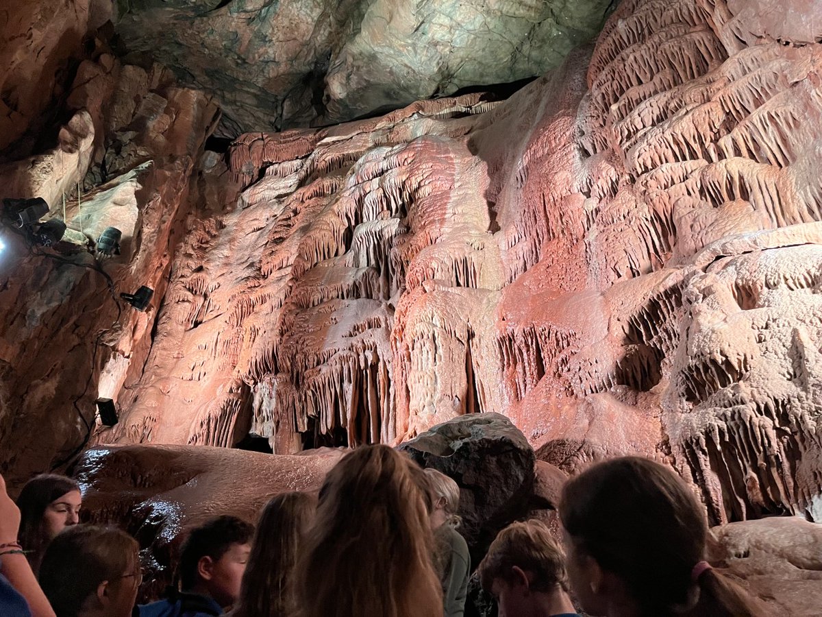 Trip 1 of 2 with our Year 8 Geographers this week to @CheddarGorge_ exploring the caves. Did you know, the caves stay a constant 11°C all year round... perfect to cool down during the #heatwave 

#cheddar #cheddarcaves #thecotswoldschool #teamgeog #cotswoldgeog #geography