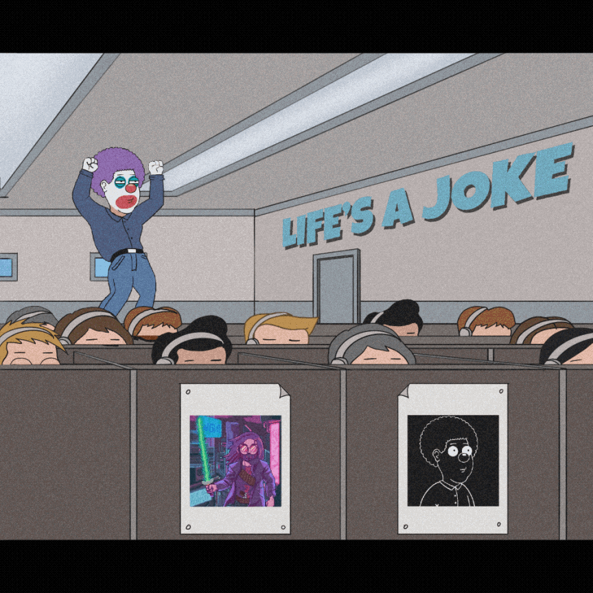 SatoshiRunnerz's tweet image. ⚔️LIFE'S A JOKE [FREE MINT] x SATOSHI RUNNERS👾

We are giving away 3 x LIFE'S A JOKE [FREE MINT] WL spots to our Twitter community!💜

To enter:
1️⃣ Follow @LifesAJoke_NFT, @SatoshiRunnerz &amp;amp; @zakareth
2️⃣ ♥️ &amp;amp; RT
3️⃣ Tag 3 frens

24h!