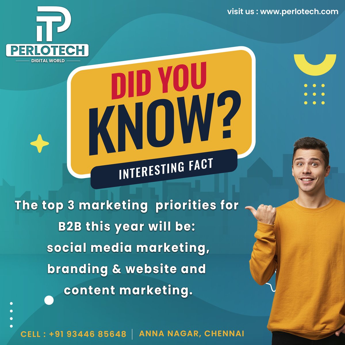 perlotech's tweet photo. 𝐃𝐈𝐃 𝐘𝐎𝐔 𝐊𝐍𝐎𝐖 𝐓𝐇𝐀𝐓?

#didyouknow #socialmediamarketing #bran #marketing #marketingtips #marketingstrategies #contentmarketingstrategist #contentmarketingagency #contentmarketing #b2b #website https://t.co/OmvOt8MObJ