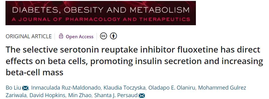 Our new publication in collaboration with Kings College London shows for the first time possible benefits of an anti-depressant drug in #diabetes! #neuroscience #pharmacology #depression <a href="/LifeSciWestmin/">School of Life Sciences, University of Westminster</a> 
Full paper: tinyurl.com/3hfnu6pn