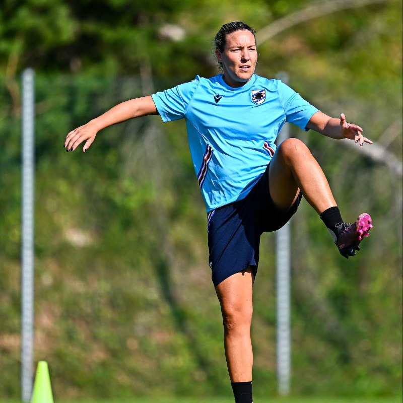 sampdoria_en's tweet photo. ๐๐ปโโ๏ธ | TRAINING
#SampdoriaWomen: first few days at camp in #Ronzone