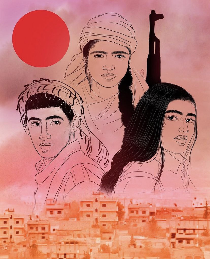 bahozzOzsunar's tweet image. Rojava, hêvî ye! #10yearsRojava