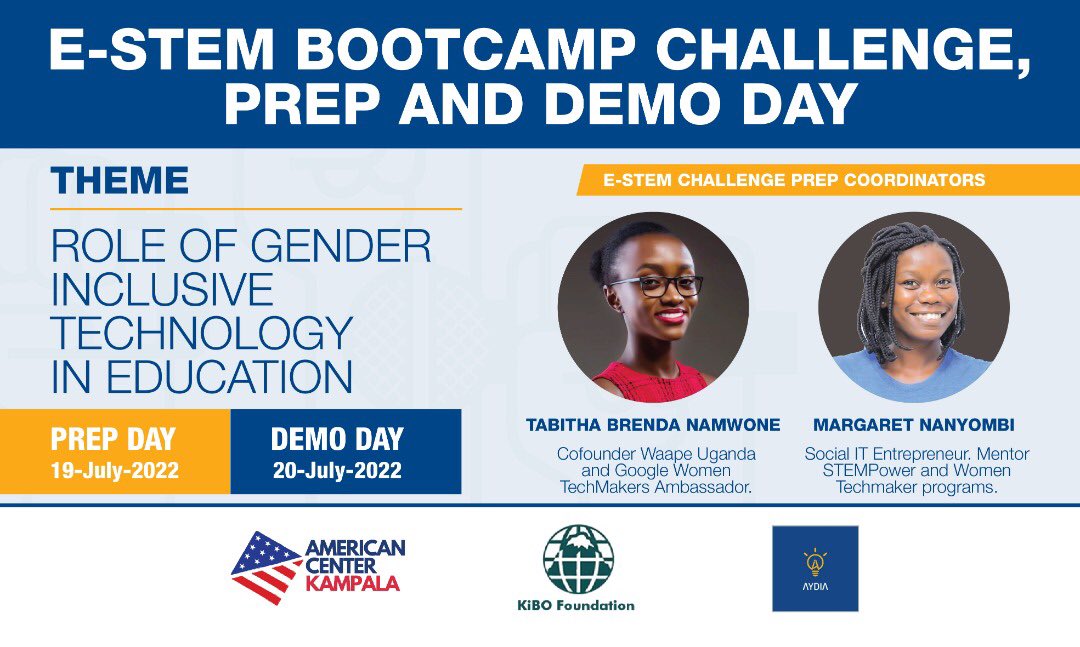 AydiaGenderTech's tweet photo. For the past couple months we have been delivering bootcamps at #AmericanCenterKampala to promote women ESTEEM through STEM Skills to advance their capabilities towards social change. As we come to end of first round,we are grateful for the support from @usmissionuganda &amp;Mentors https://t.co/VVdfC4v6Dt