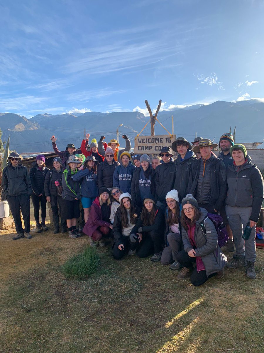 campperu's tweet photo. Trekking shoes ✅ hats ✅ suncream ✅ water bottles &amp; snacks ✅(some) smiley faces ✅😅 #TeamPuka ready for the trek to #CruzdelCondor at #CampColca @CampsInt #dosomethingamazing https://t.co/DZOrMWxX4R