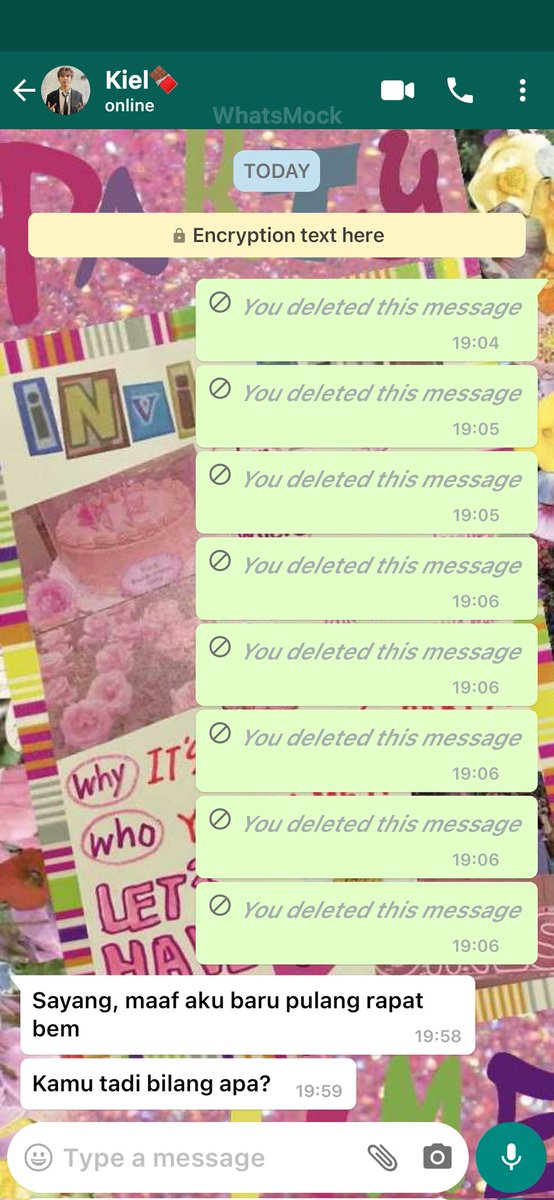 rievrain's tweet photo. "You deleted this message" = kangen
:: haechan few tweets au https://t.co/sFXqdHMDhu