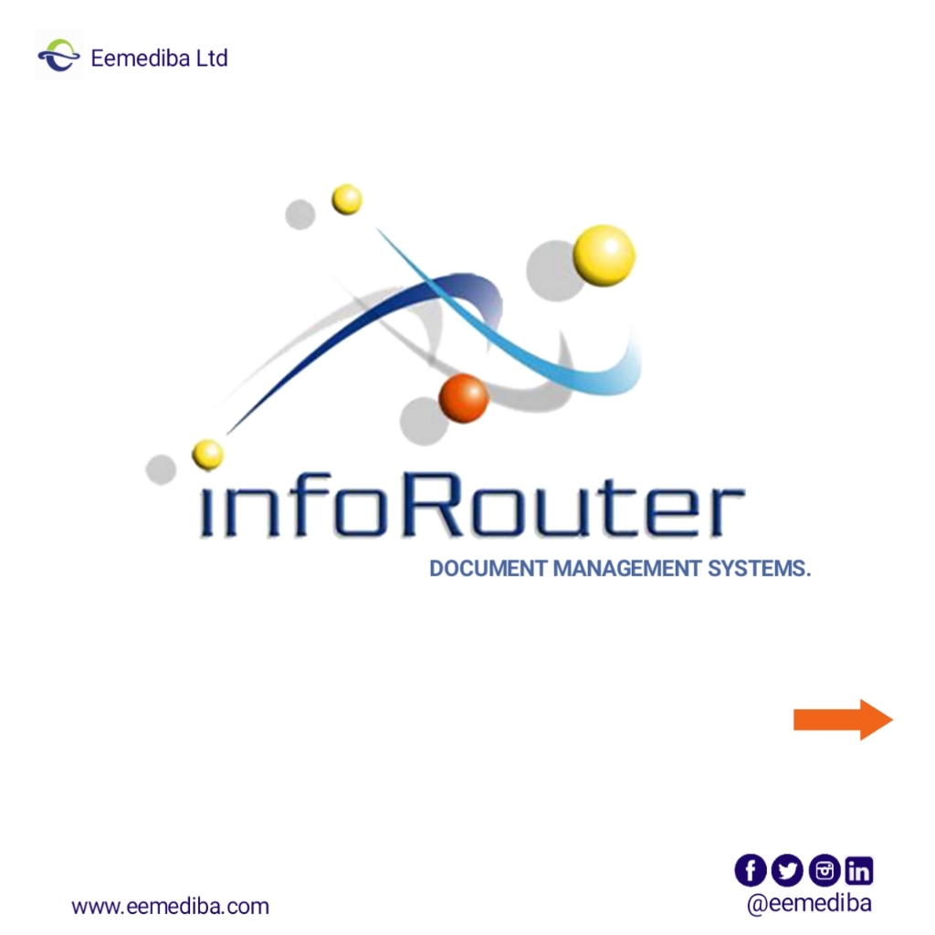 EemedibaLtd's tweet image. InfoRouter is a product of Active Innovation. It is a powerful and integrated software for managing all of your documents; all of the files required for the success of your organization. 
#inforouter / Amad / Ronaldo #eemediba