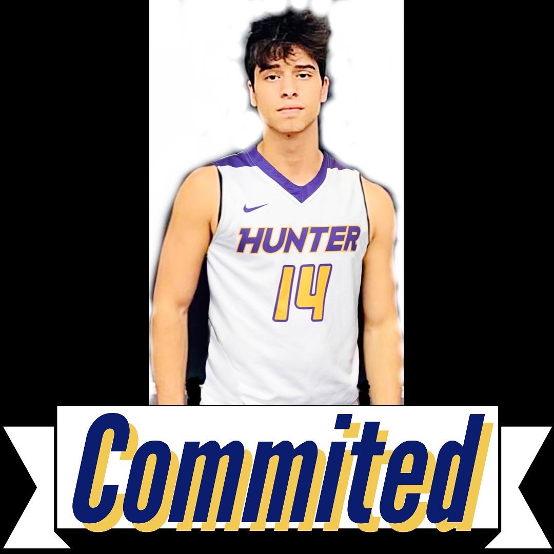 Blessed to announce my commitment to the Hunter College Basketball program. Thank you to everyone who helped me along the way and all the coaches who recruited me.