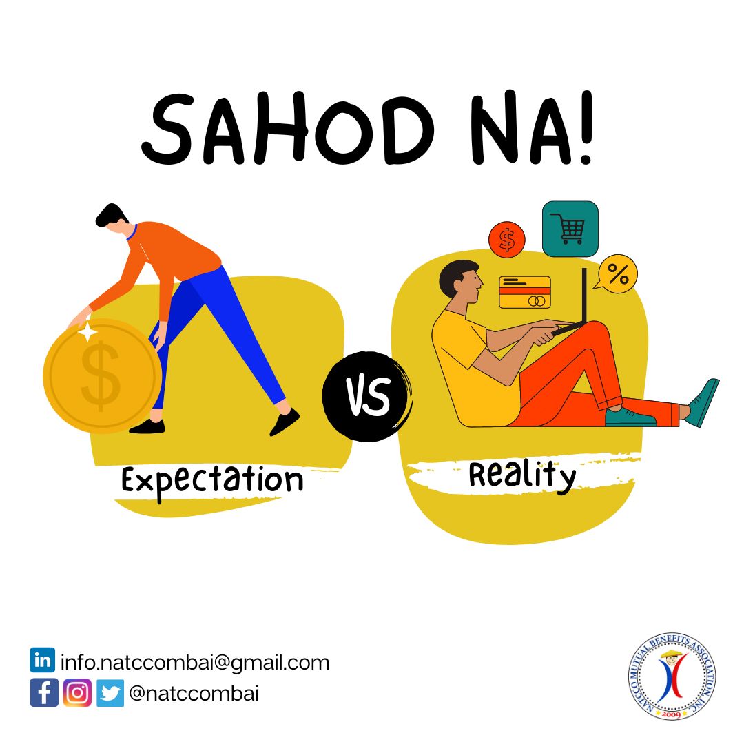natccombai's tweet photo. SAHOD NA!

Expectation: Magtitipid
Reality: Bumili ng decorative wallpaper sign that says 'Mag-tipid'

Motivated yarn?

No matter how many signs you get, if there's no self-discipline, wala talagang progress. https://t.co/PmP0Dr1Mq8