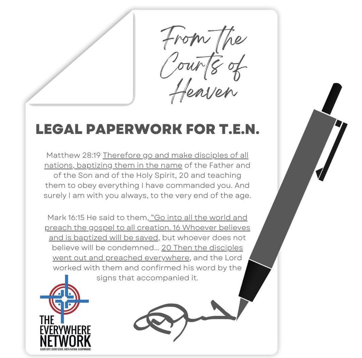 theeverywhereb's tweet photo. We received our legal paperwork from Heaven. Our churches are not corporations. They are congregations. #heavenlyvision #kingdomofGod #theBible #thegovernmentofGod #courtsofHeaven #signed #kingdomcontract #onassignment #themission #everywhere #deployed #apostolic #churchplanting https://t.co/q9GT3HdJr4