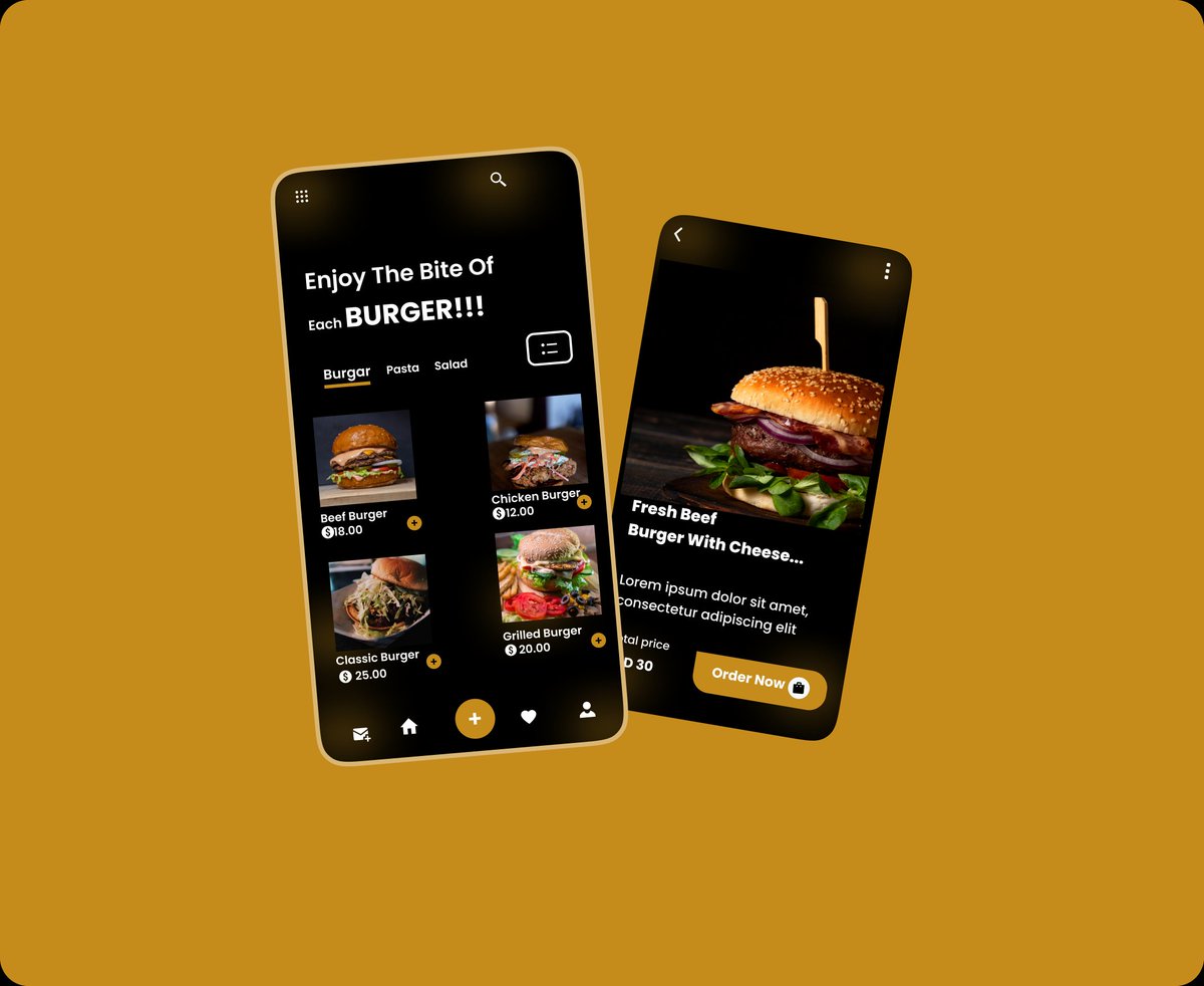 BlessingOluwa6's tweet photo. It's a food mobile app,  where user can easily access the kind of food services rendered;I really enjoyed working on this and love the outcome of it😍😍@Graceomole and @elijahsmithB .
#UIdesign #UXdesign #DaliyUi https://t.co/thrfdKrL86