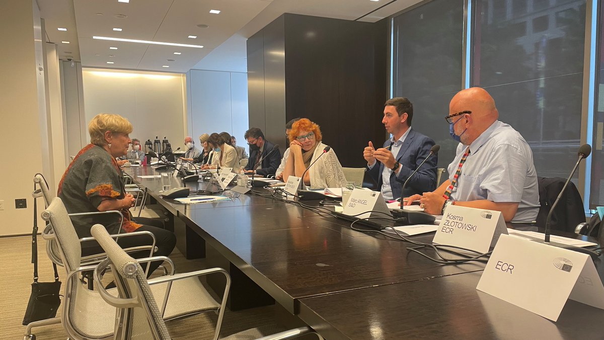 A delegation of 🇪🇺 lawmakers from @EP_Petitions led by @YanaToom began their week in 🇺🇸 by meeting with a former Staff Director of @HSGAC's Permanent Subcommittee on Investigations and with @EUintheUS @EUAmbUS to talk about the US Foreign Account Tax Compliance Act (FATCA).