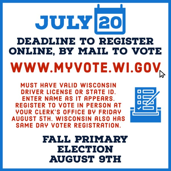 August election day is fast approaching!