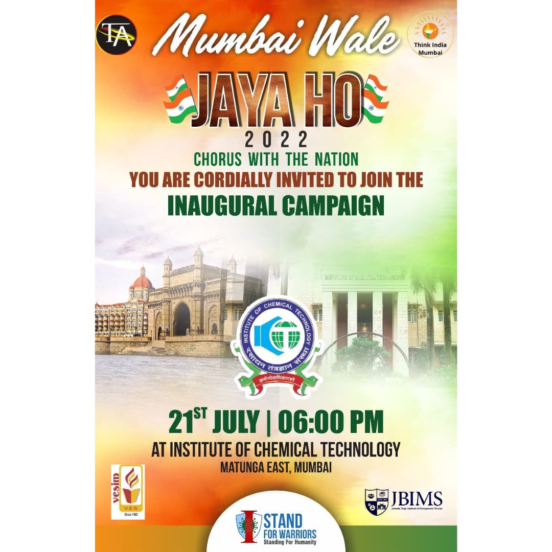 ThinkIndiaICT's tweet photo. Think India Mumbai, ICT's TA along with I Stand for Warriors NGO together stand for unseen warriors of our nation. 
We have developed a pan India initiative JAYA HO in regards to paying tribute to our freedom fighters, Frontline Warriors, fearless standing soldiers of Indian Army https://t.co/XzQ9YuTDJL