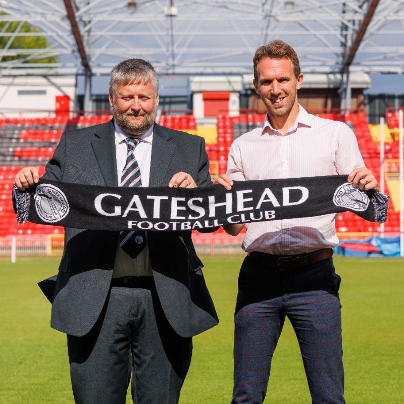 GatesheadFC's tweet photo. 🤝 We're delighted to confirm that @NuffieldNCL will continue as the club's official healthcare partner for the 22/23 season!

Full details 👇

#WorClub ⚪️⚫️