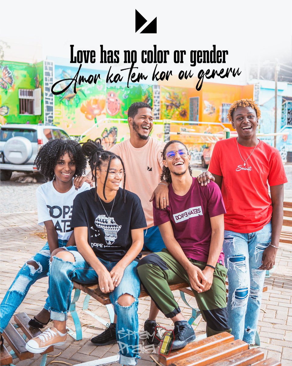 dope_mates's tweet photo. Through the #SprayPraia campaign, we've spread colourful and positive messages to the citizens ✨

#dopefamily #dopemates #caboverde
#cvbrand #streetwear #dopestore #art https://t.co/5lc1zDE1x5